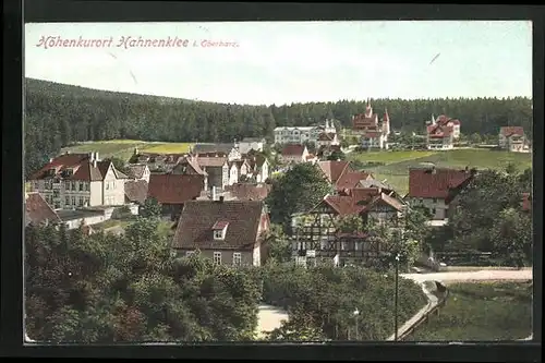 AK Hahnenklee / Oberharz, Ortsansicht aus der Vogelschau