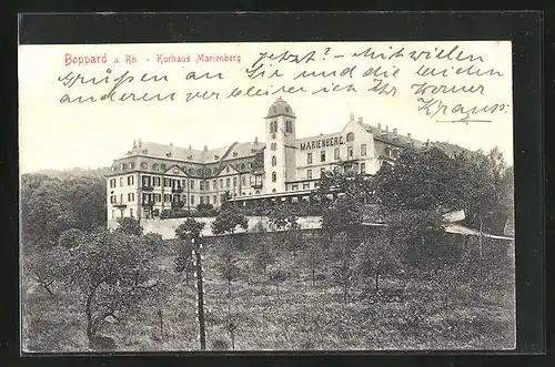 AK Boppard / Rhein, Kurhaus Marienberg