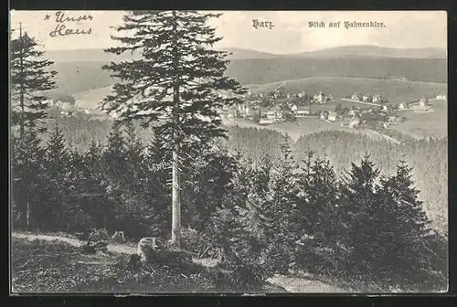 AK Hahnenklee / Harz, Ortsansicht aus der Vogelschau