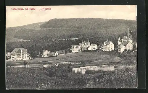 AK Hahnenklee / Oberharz, Dorfpartie