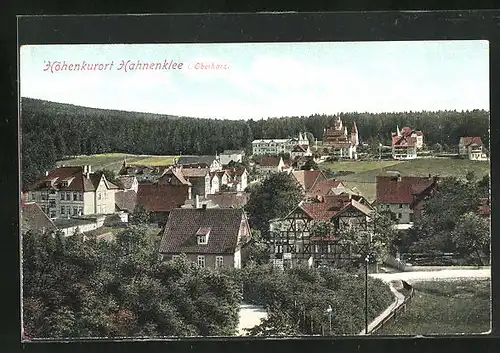 AK Hahnenklee / Oberharz, Ortspartie aus der Vogelschau