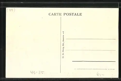 AK Auxerre, Concours International de Musique 1934, Avenue Gambetta, Sängerfest