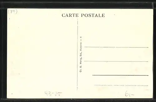 AK Auxerre, Concours International de Musique 1934, Place Charles Surugue, Le Kiosque, Sängerfest