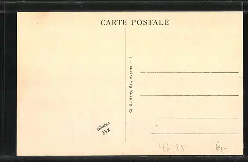 AK Auxerre, Concours International de Musique 1934, Les décors Rue du Temple, Sängerfest