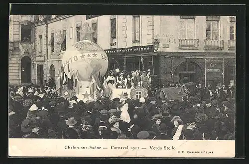 AK Chalon-sur-Saone, Carnaval 1912 - Verda Stello