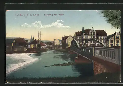 AK Alfeld a.d. Leine, Eingang zur Stadt