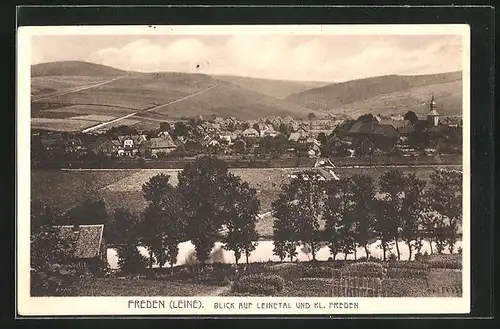 AK Freden (Leine), Blick auf Leinetal und Kl. Freden