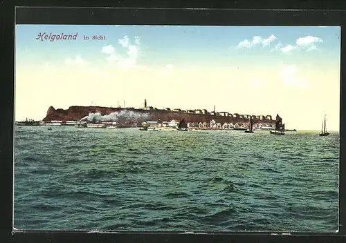 AK Helgoland, Insel in Sicht