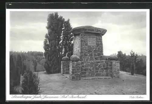 AK Tietlingen, Hermann Löns-Denkmal
