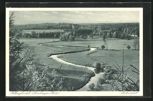 AK Fallingbostel, Blick in das Böhmetal