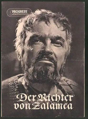 Filmprogramm PFI 31 /56, Der Richter von Zalamea, H. J. Büttner, Gudrun Schmidt-Ahrens, Regie: Martin Hellberg