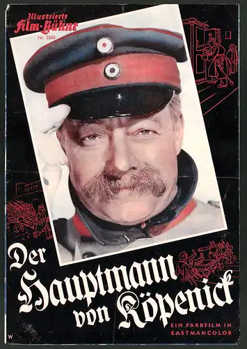 Filmprogramm IFB Nr. 3385, Der Hauptmann von Köpenick, Heinz Rühmann, Hannelore Schroth, Regie: Helmut Käutner