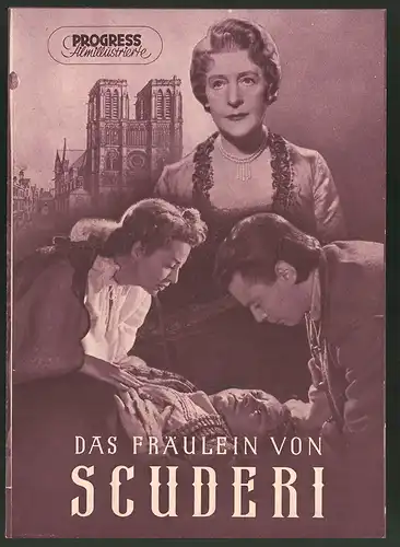 Filmprogramm PFI Nr. 59 /55, Das Fräulein von Scuderi, Henny Porten, Willy A. Kleinau, Regie: Eugen York
