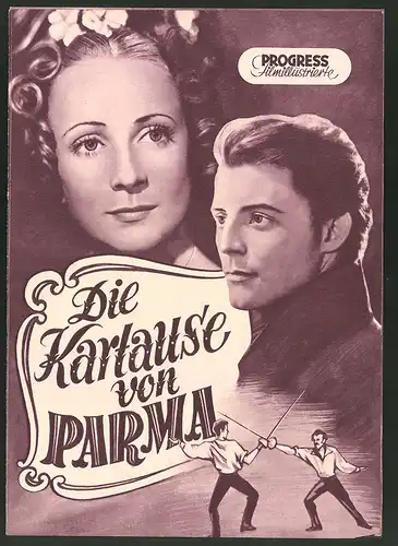 Filmprogramm PFI Nr. 53 /53, Die Kartause von Parma, Gérard Philipe, Renée Faure, Regie: Christian-Jaque