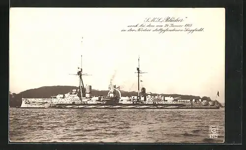 AK Kriegsschiff S.M.S. Blücher
