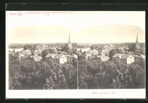 AK Eutin / Holst. Schweiz, Gesamtansicht mit Kirchturm