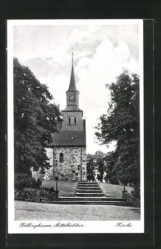 AK Kellinghusen, Treppen an der Kirche