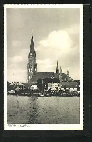 AK Schleswig, Flusspartie mit Dom