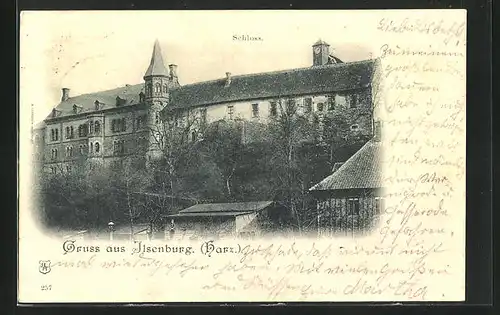AK Ilsenburg /Harz, Schloss Ilsenburg