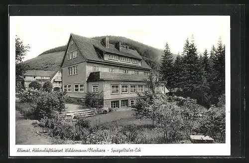 AK Wildemann /Harz, Gasthaus Spiegeltaler-Eck