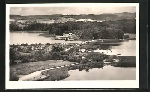 AK Eutin /Holst. Schweiz, Seen mit Badeanlagen