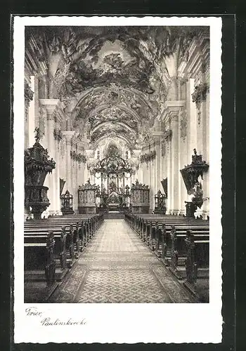 AK Trier /Mosel, Paulinuskirche, Innenansicht