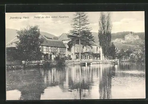 AK Ilsenburg /Harz, Hotel zu den roten Forellen