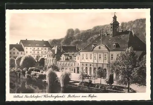 AK Karlshafen /Weser, Rathaus am Hafen