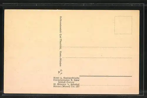 AK Corvey b. Höxter, Ansicht der Kirche