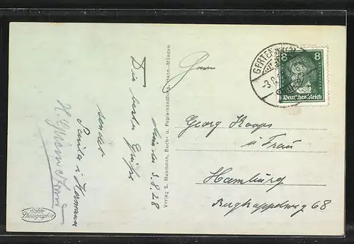 AK Hann. Münden, Blick von der Tillyschanze