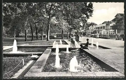 AK Timmendorferstrand, Wasserspiele an der Kurpromenade