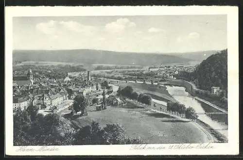 AK Hann. Münden, Blick von den 18. Oktober Eichen