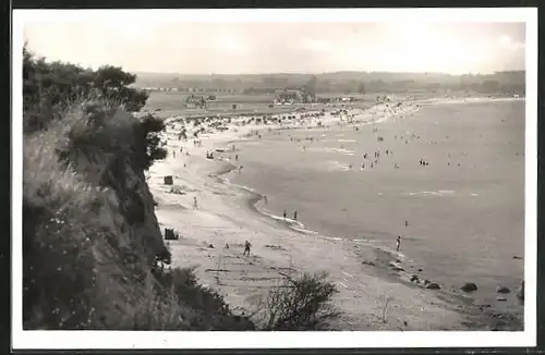 AK Hohwacht, Strandpartie am Ostseebad