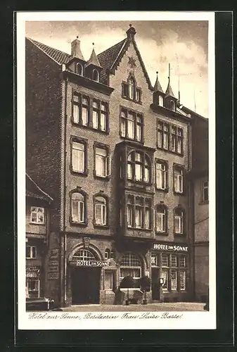 AK Göttingen, Hotel zur Sonne, Inh. Luise Basse