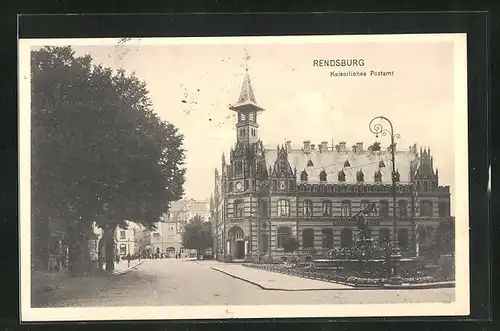 AK Rendsburg, Kaiserliches Postamt