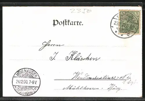 AK Neumünster, Kaiserliches Postamt