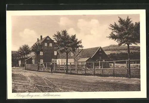 AK Braunlage, Forsthaus Königskrug am Achtermann