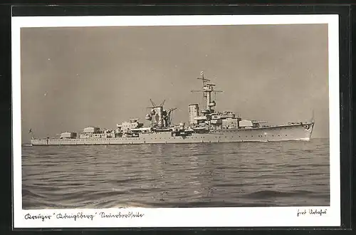 AK Kreuzer Königsberg der Kriegsmarine