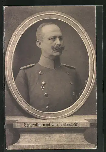 AK Generalleutnant Erich Ludendorff