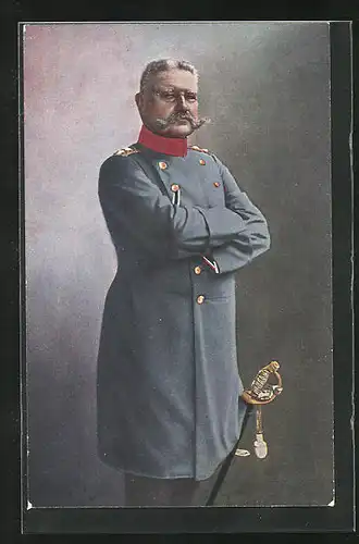 AK Generalfeldmarschall Paul von Hindenburg in Uniform