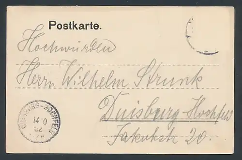 AK Düsseldorf, Kunstpalast, Rhein.-westf. Industrie u. Gewerbe-Ausstellung 1902