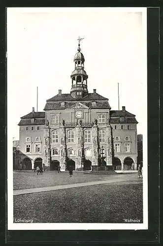 AK Lüneburg, Vorderseite vom Rathaus
