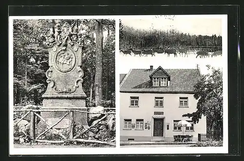 AK Entenpfuhl /Sobernheim, Gasthaus zum Jäger aus Kurpfalz