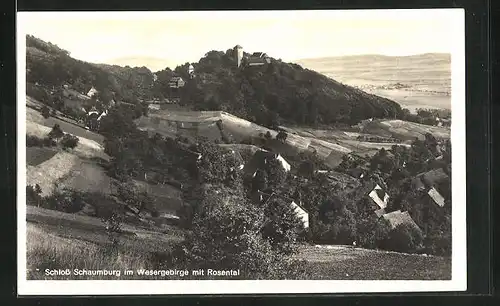 AK Rinteln, Schloss Schaumburg mit Rosental