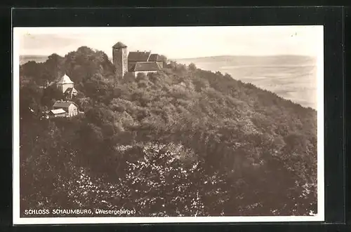 AK Rinteln, Ansicht von Schloss Schaumburg