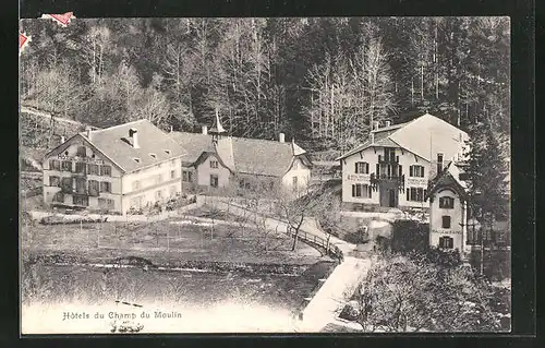 AK Champ du Moulin, Hotel de la Truite
