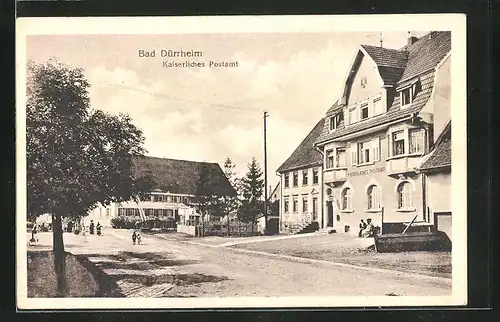 AK Bad Dürrheim, Kaiserliches Postamt und Gasthaus