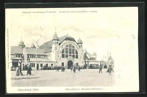 AK Düsseldorf, Industrie- u. Gewerbe Ausstellung 1902, Düsseldorfer Handwerkskammer