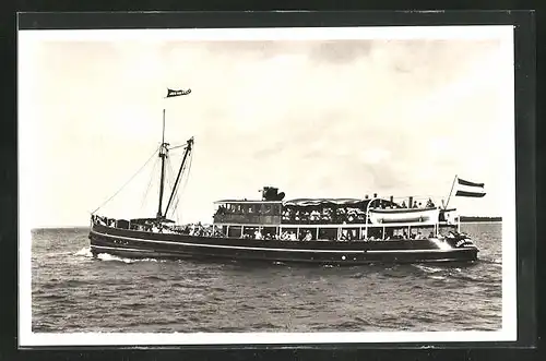 AK Passagierschiff MS Jan Nieven, Winterdienstregeling