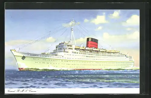 AK Passagierschiff Cunard R.M.S. Caronia